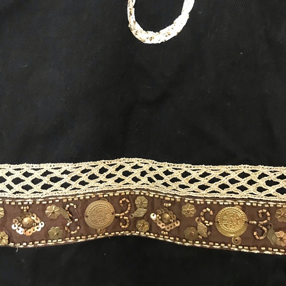 Marisol sequins beads jacket black L - Picture 7 of 8